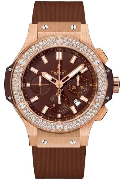 Worldofluxuryus — Hublot Big Bang 44 Mm 18K Rose Gold & Diamonds — Watch — resale