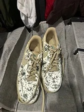 Nike — Nike Air Force 1 Low Top Lace-Up Camo Army Reflective — Sneaker — resale
