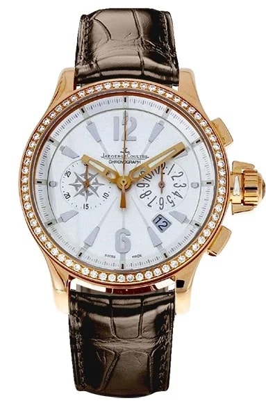 Worldofluxuryus — Jaeger-LeCoultre Master Compressor Chronograph 18K Rose Gold & Diamonds Lady's — Watch — resale