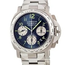 Panerai — Panerai PAM00168 Luminor Chrono Laureus Regatta 2003 Silver — Watch — resale