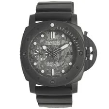 Panerai — Panerai Black Carbon Tech Submersible With Carbon Fiber Dial PAM 979 — Watch — resale
