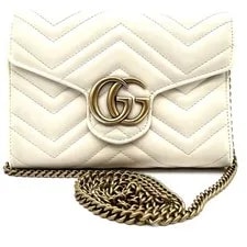 Gucci — Gucci 474575 2149 Chain Wallet Marmont Logo From Japan — Handbag — resale