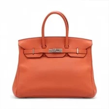 Hermès — Hermès Birkin 35 le Tournay Feu Metal Fittings □R: 2014 — Handbag — resale