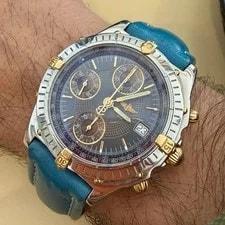 Breitling β Breitling Chronomat B13050 Neovintage 18K & SS Chronograph - Superb Swiss β Watch β resale