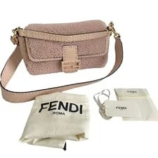 Fendi — Fendi Medium Baguette Clasp Crossbody Strap Current Season — Handbag — resale