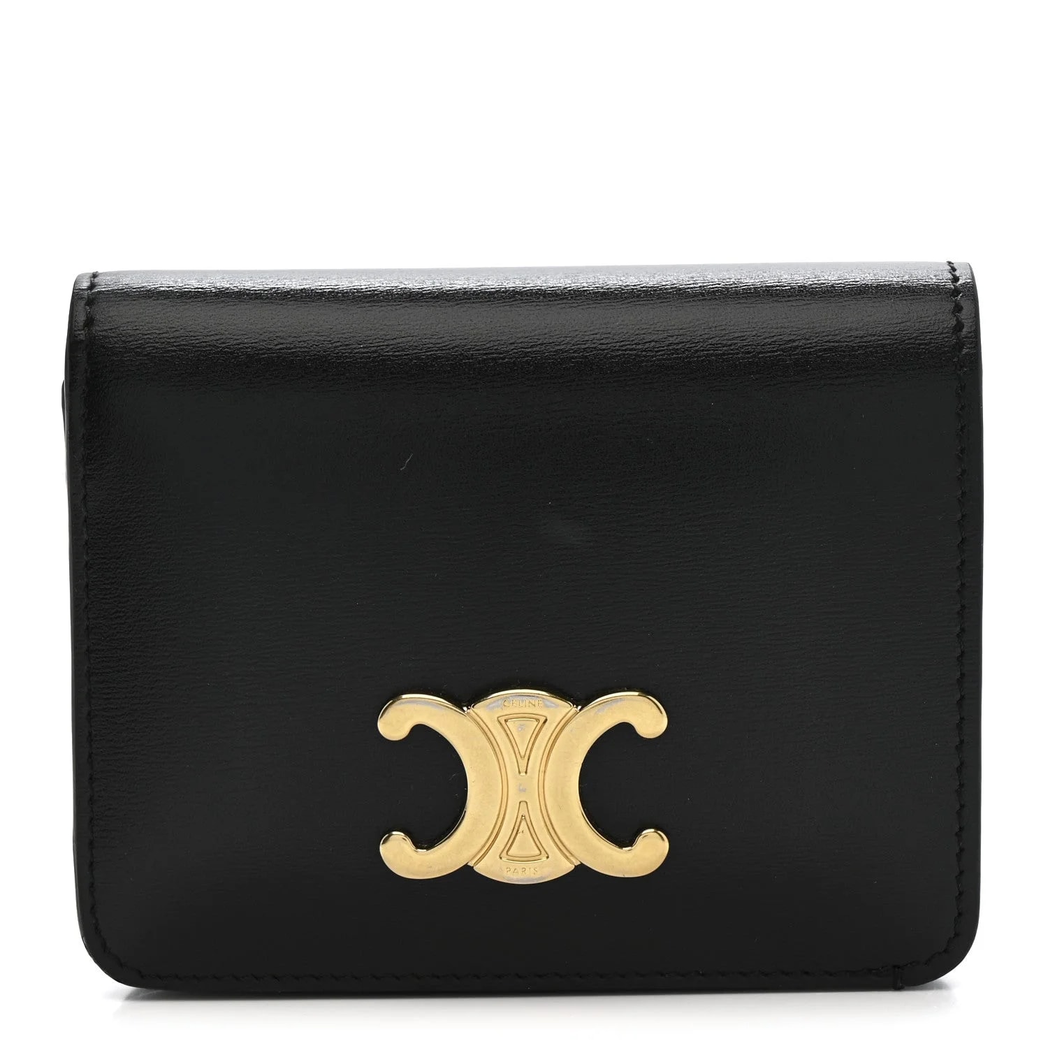 Celine — Triomphe Compact Wallet — Accessory — resale