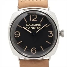 Panerai — Panerai Radiomir 3 Days Acciaio PAM00720 SS & Leather Stem-winder Black Dial — Watch — resale