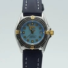 Breitling — Breitling Callistino Quartz Bracelet Steel Gold Blue 28mm — Watch — resale