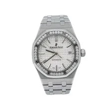 Audemars Piguet — Audemars Piguet Royal Oak 37MM White Dial Factory Diamond - 15451ST.ZZ.1256ST.01 — Watch — resale