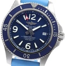 Breitling — Breitling A17366 Superocean 42 Date Automatic Navy Dial Ss/rubber — Watch — resale