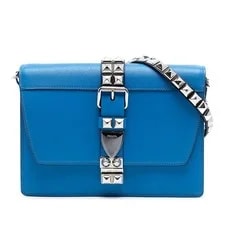Prada — Prada City Calf and Studded Elektra Crossbody — Handbag — resale