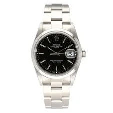 Rolex — Rolex Oyster Perpetual Date Black 15200 Wrist Size 18cm — Watch — resale
