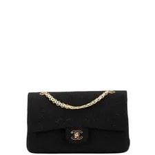 Chanel — Chanel Matelass Double Flap Coco Mark Chain Cotton 23 — Handbag — resale