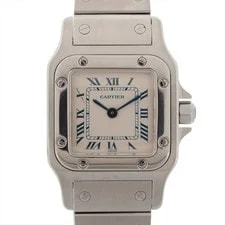 Cartier — Cartier Santos Galbee W20017D6 SS QZ Ivory-Face — Watch — resale