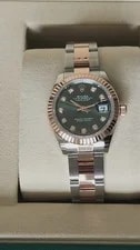 Rolex — NEW 2026 Rolex Lady-Datejust Green Dial, Diamonds, Oystersteel Everose Gold — Watch — resale