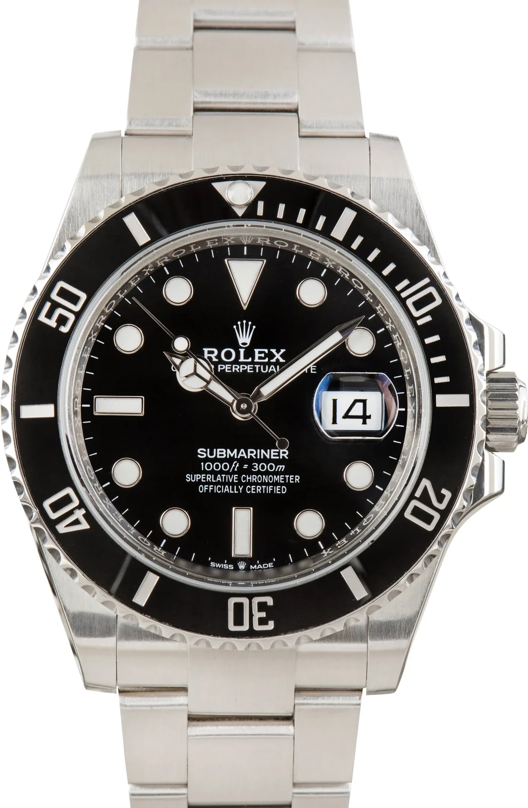 Rolex — Stainless Steel Rolex Submariner Ref 126610 Black Dial — Watch — resale