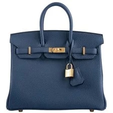 Hermès — Hermès Birkin 25 de Prusse With Hardware — Handbag — resale