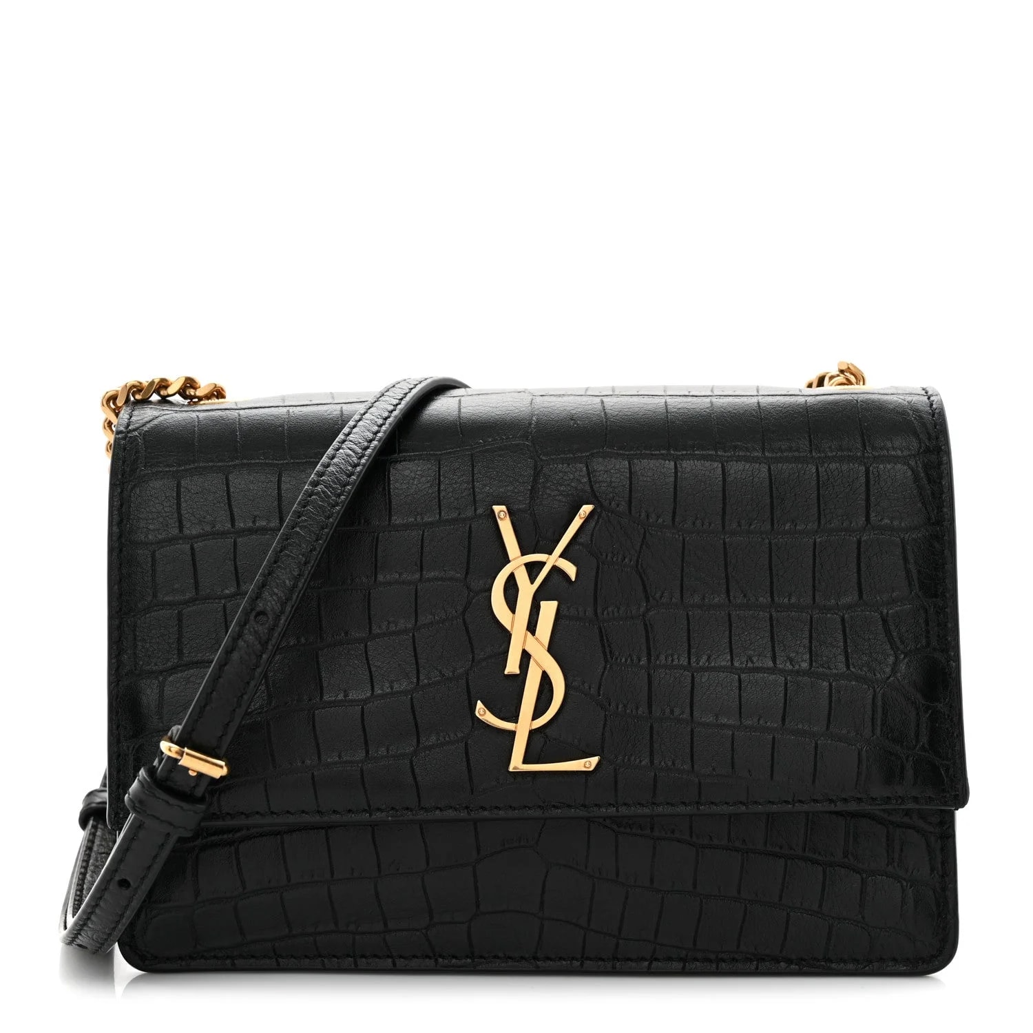 Saint Laurent — Embossed Small Sunset — Handbag — resale