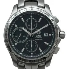 TAG Heuer — TAG Heuer Link Chronograph CJF2110 Black Automatic — Watch — resale