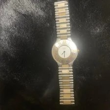 Cartier — Cartier Must 21 White Dial Silver Gold Two Tone Stainless Steel Band — Watch — resale