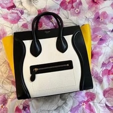 Celine — Celine Luggage Phoebe Logo — Handbag — resale