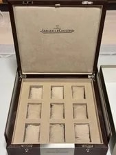 Jaeger-LeCoultre — Jaeger-LeCoultre Storage Case 9 Slot Leather Suede Brown Japan Travel Box — Watch — resale