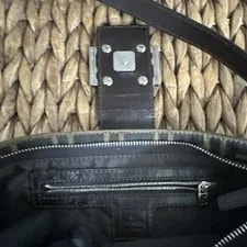 Fendi — Fendi Logo Accent Buckle Zipper for — Handbag — resale