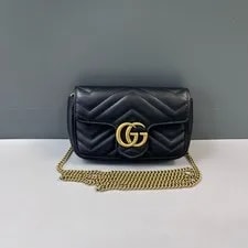 Gucci — Gucci Marmont GG Matelasse Chain Crossbody — Handbag — resale
