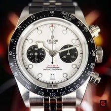 Tudor — 2025 Tudor Black Bay Chrono - 41mm - White Panda Dial on Jubilee - M79360N - B&P — Watch — resale