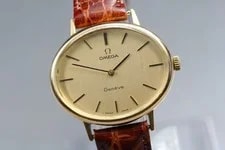 Omega — 1974 Omega Geneve Cal.625 Manual Wind Gold Dial Oval — Watch — resale