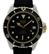Heuer — Heuer (Pre-Tag) 37mm 1000 Series Black Swiss Two Tone - Ref: 980.020! — Watch — resale