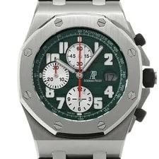 Audemars Piguet — Audemars Piguet Royal Oak Offshore 26075ST.OO.D038CR.01 Green #W040 — Watch — resale