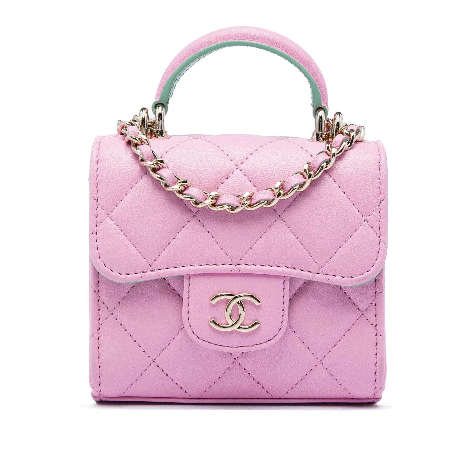 Chanel — CC Top Handle With Chain — Handbag — resale