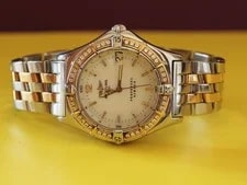 Breitling — Authentic Breitling Sirius Steel Gold D62023 Diamond Bezel Hkl1300 — Watch — resale