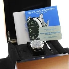 Panerai — Officine Panerai Luminor Base PAM00002 44mm SS Black #C3385 — Watch — resale
