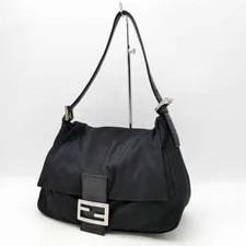 Fendi — Fendi Mamma Baguette Cotton Auth 1009 — Handbag — resale