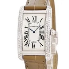 Cartier — Cartier Tank American WB701351 Automatic 26.5mm K18WG Silver #HD193 — Watch — resale