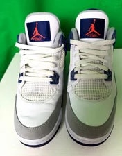 Jordan — Jordan Air 4 ’s Mid Top Lace Up Basketball Jumpman — Sneaker — resale