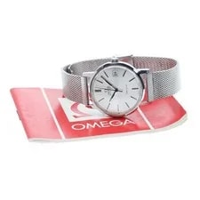 Omega — Omega Genève 166.0163 35mm SS Silver #C11269 — Watch — resale