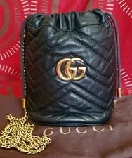 Gucci — Authentic Gucci Mini Marmont Bucket Good Condition — Handbag — resale