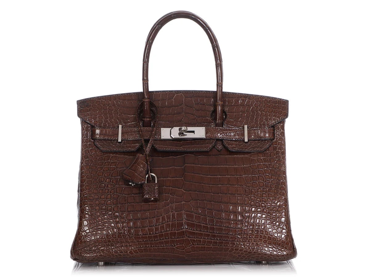 Hermès — Hermès Matte Porosus Birkin 30 — Handbag — resale