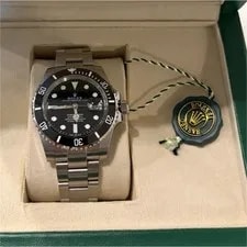Rolex — Rolex Submariner Date Black Dial Stainless Steel Automatic Box Papers — Watch — resale