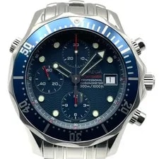 Omega — Omega Seamaster Diver 300M Chronograph 2225.80 Navy Stainless Steel #OK1298 — Watch — resale