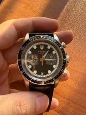 Tudor — Tudor Heritage Chronograph 70330 Date Black Dial Automatic US Seller — Watch — resale