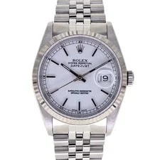 Rolex — Rolex Datejust 16234 Stainless Steel / Stainless Steel Diamond 36mm #KNW1752 — Watch — resale