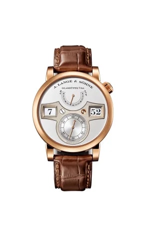 Worldofluxuryus — A Lange & Sohne Zeitwerk 18K Rose Gold — Watch — resale