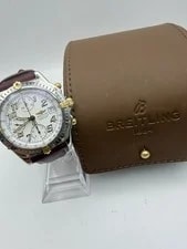 Breitling — Breitling Chronomat B13050.1 Automatic Chronograph 18k Two-Tone White Dial — Watch — resale