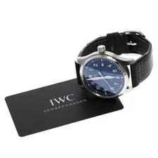 IWC — IWC Pilot's Mark Xviii IW328203 40mm SS/Leather Blue #C16587 — Watch — resale