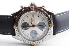 Breitling — Breitling Chronomat B13050.1 Steel Gold Mother of Pearl Chronograph — Watch — resale