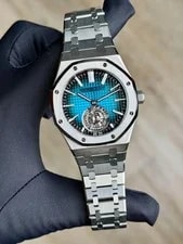 Audemars Piguet — Audemars Piguet Royal Oak Tourbillon Smoked Blue Titanium 2023 Preowned 26730TI — Watch — resale
